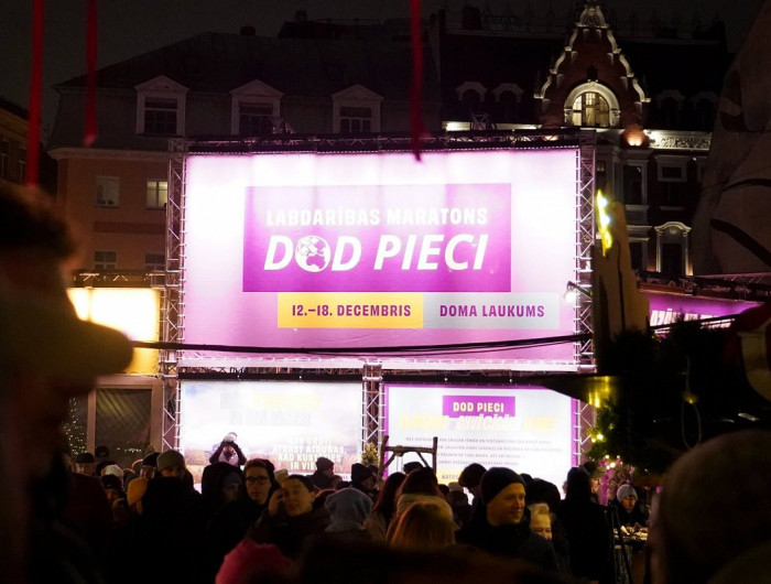 Sākas dziesmu apmaiņa pret ziedojumiem labdarības maratonam «Dod pieci!»
