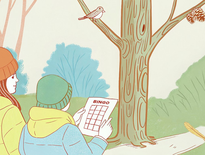 Ziemas bingo dabā un pilsētā – patiks arī bērniem. Izdrukā un dodies meklēt!
